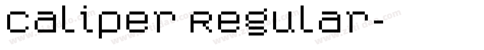 Caliper Regular字体转换